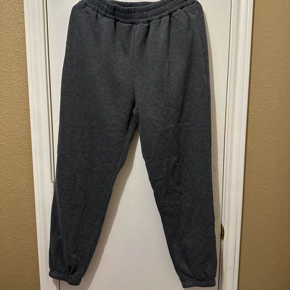 SHEIN Dark Gray Track Pants